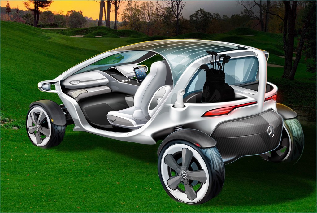 luxury golf buggy