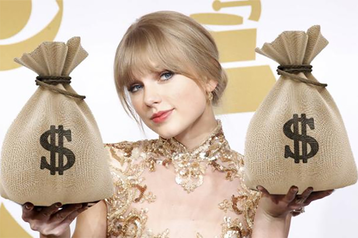 Taylor Swift Is Now The Highest Paid Celebrity