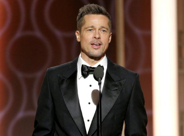 Brad Pitt Looked Amazing At The Golden Globes