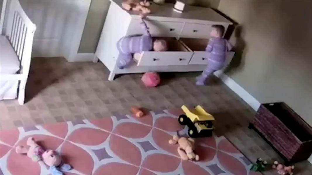 2 Year Old Twin Saves His Brother In Video That’s Going Viral