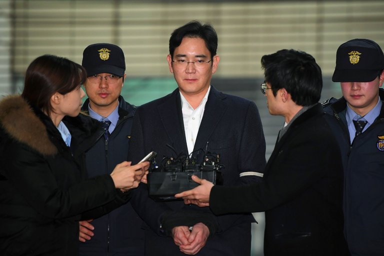 Samsung Chief is Sentenced to Five Years in Prison