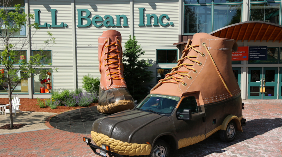L.L. Bean Has an Invisible Advertisement that Can Only Be Read Here