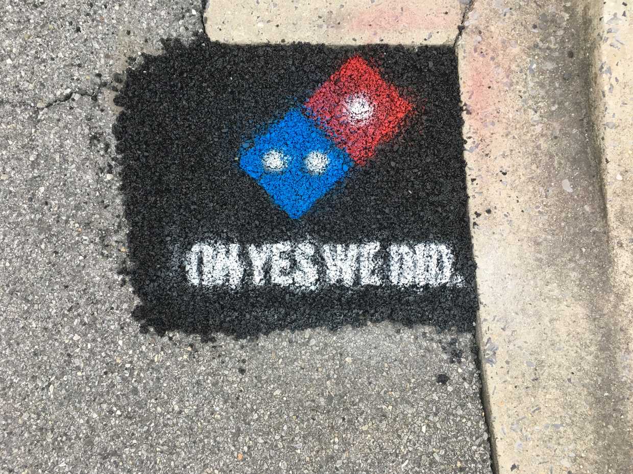Domino’s is Helping to Fix America’s Streets.. Literally