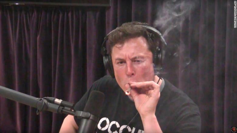 Elon Musk Smokes Weed on Camera Sending Shares Crashing