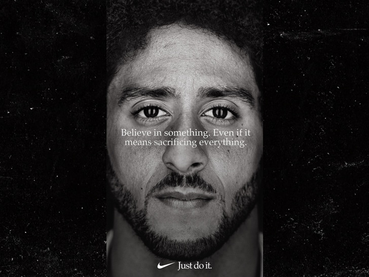 Nike Shares Drop on Backlash at Colin Kaepernick Featured in Campaign