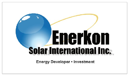 Enerkon Solar International (OTC: ENKS) announces Corporate Updates