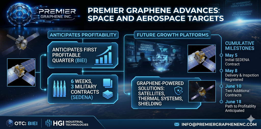 Premier Graphene Eyes Space and Aerospace Applications