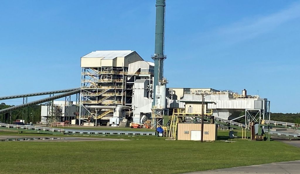 132 acres in Angelina County, Texas and includes an existing power generation facility